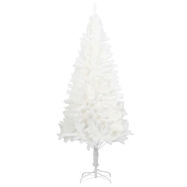 Artificial Christmas Tree Lifelike Needles White – 120×75 cm