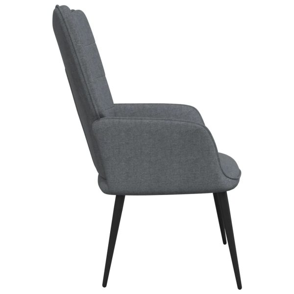 Relaxing Chair Fabric – Dark Grey, Without Footrest