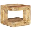 Coffee Table 45x45x40 cm – Solid Mango Wood