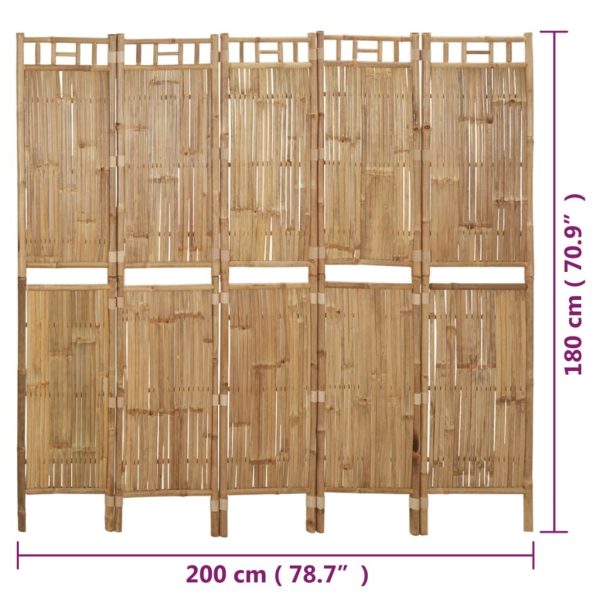 Dunn Room Divider Bamboo – 200×180 cm