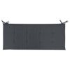 Garden Bench Cushion – 120x50x3 cm, Anthracite