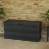 Garden Storage Box 117x45x56 cm – Black