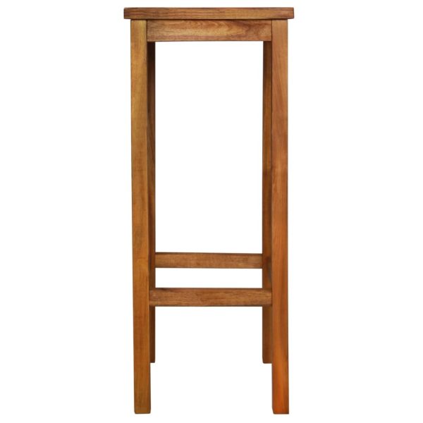 Bar Chairs Solid Acacia Wood – 2