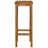 Bar Chairs Solid Acacia Wood – 2