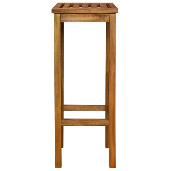 Bar Chairs Solid Acacia Wood – 2