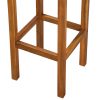 Bar Chairs Solid Acacia Wood – 2