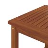 Side Table Solid Acacia Wood – 45x45x45 cm