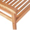 2-Seater Garden Bench Solid Eucalyptus Wood – 120x60x89 cm