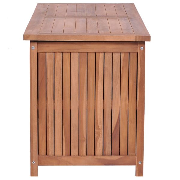 Garden Storage Box Solid Teak Wood – 120x50x58 cm