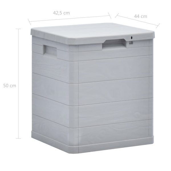 Garden Storage Box – Light Grey, 90 l