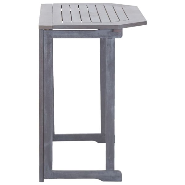 Bistro Table 90x50x75 cm Solid Acacia Wood