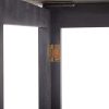 Bistro Table 90x50x75 cm Solid Acacia Wood – Grey