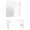 Hallway Furniture Set Engineered Wood – White