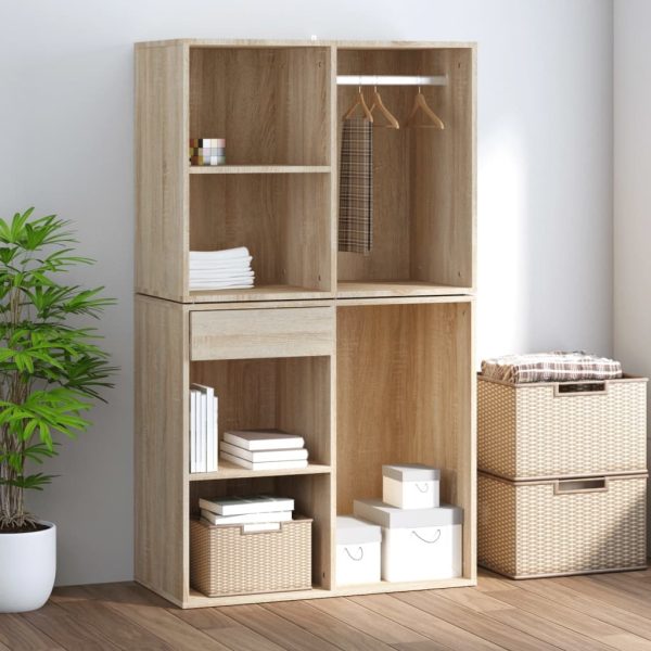 Dressing Cabinet 80x40x65 cm Engineered Wood – Sonoma oak