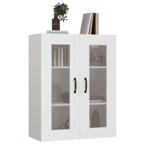 Hanging Wall Cabinet 69.5x34x90 cm – White