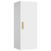 Wall Cabinet 34.5x34x90 cm Engineered Wood – White
