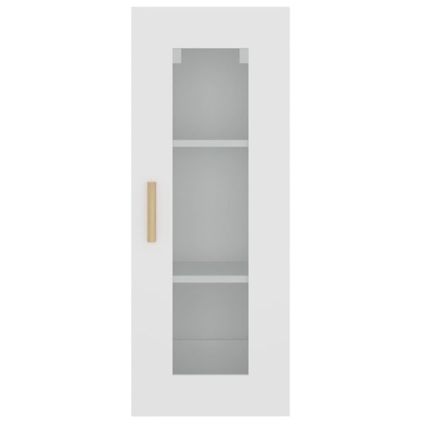 Hanging Wall Cabinet 34.5x34x90 cm – White