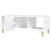 Coffee Table 102x50x40 cm Engineered Wood – White