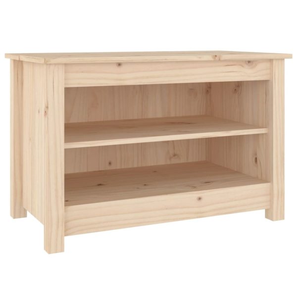 Shoe Bench Solid Wood Pine