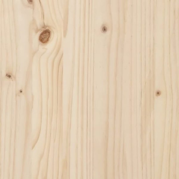 Highboard 110.5x35x117 cm Solid Wood Pine – Brown