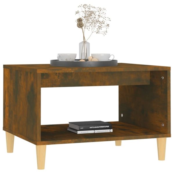 Coffee Table  60x40x50 cm Engineered Wood – Smoked Oak