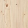 Headboard Solid Wood Pine – 96x4x100 cm, Brown