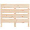 Headboard Solid Wood Pine – 100x3x80 cm, Brown