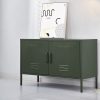Buffet Sideboard Locker Metal Storage Cabinet – Green