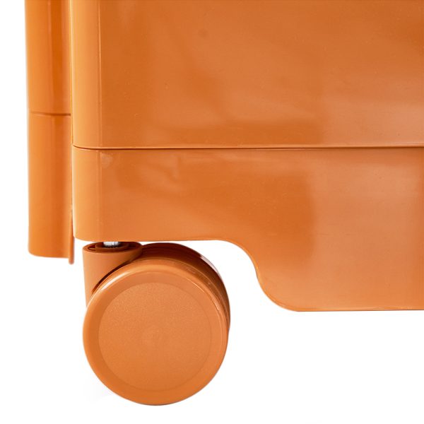 Horley Bedside Table Side Tables Nightstand Organizer Replica Boby Trolley 5Tier – Orange