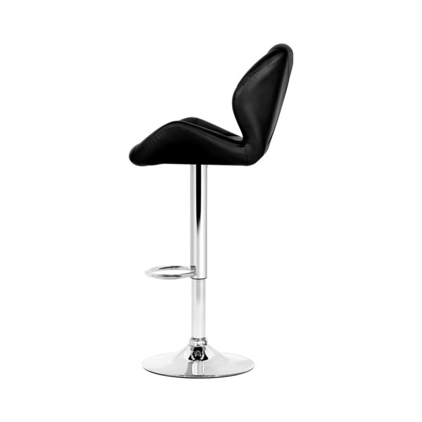 Kitchen Bar Stools – Black and Chrome – 2