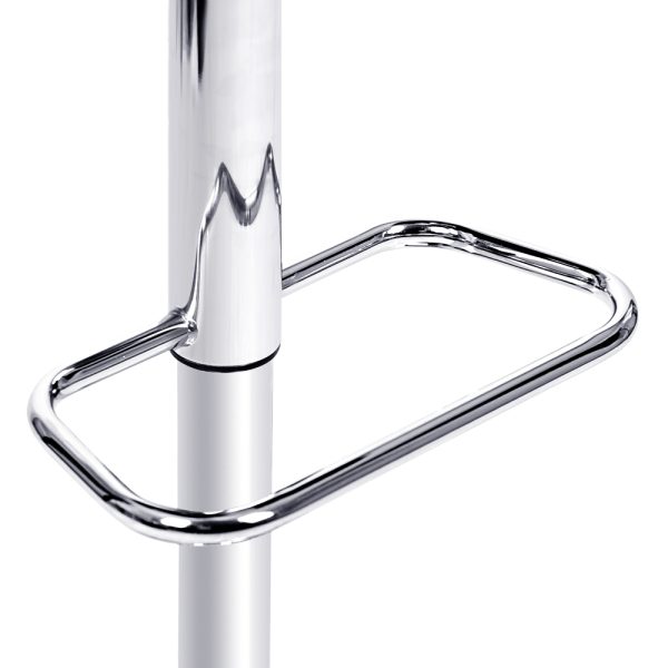 Wooden Gas Lift Bar Stool – Chrome