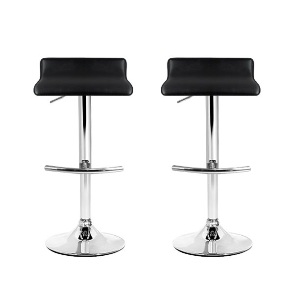 PU Leather Wave Style Bar Stools