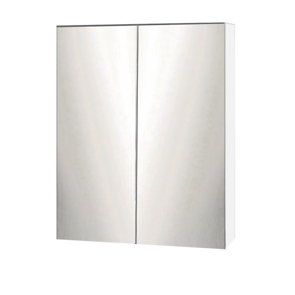 Bathroom Mirror Cabinet 600mm x720mm – White