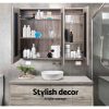 Bathroom Mirror Cabinet 900mm x720mm – Natural