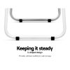 Closet Storage Rack Clothes Hanger Shelf Garment Rail Stand Wardrobe Organiser – White