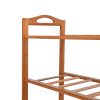 Bamboo Shoe Rack Storage Organizer Wooden Shelf Stand Shelves