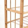 Bamboo Shoe Rack Storage Wooden Organizer Shelf Stand – 80 cm, 4 Tiers