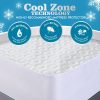 Mattress Protector Topper Polyester Cool Fitted Cover Waterproof – KING