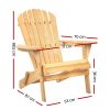 Outdoor Chairs Furniture Beach Chair Lounge Wooden Adirondack Garden Patio – 1