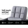 Floor Sofa Bed Lounge Chair Recliner Chaise Chair Swivel – Grey