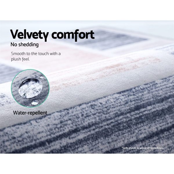 Floor Rugs Short Pile Area Rug Large Modern Carpet Soft Grey – 160×230 cm