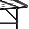 Folding Metal Bed Frame – Black – SINGLE