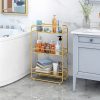 3 Tier Rectangular Bathroom Shelf Multifunctional Storage Display Rack Organiser – 1