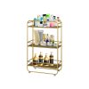 3 Tier Rectangular Bathroom Shelf Multifunctional Storage Display Rack Organiser – 1