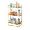 3 Tier Rectangular Bathroom Shelf Multifunctional Storage Display Rack Organiser – 1