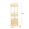 3 Tier Bathroom Freestanding Storage Shelf Multifunctional Display Rack Organiser with Basket – 1