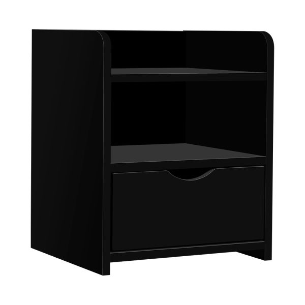 Hazlet Bedside Table Drawer – Black