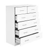 Tallboy 6 Drawers Storage Cabinet – White