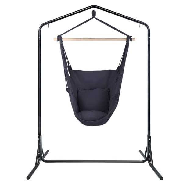Hammock Swing Chair – Grey, With U Shap Stand