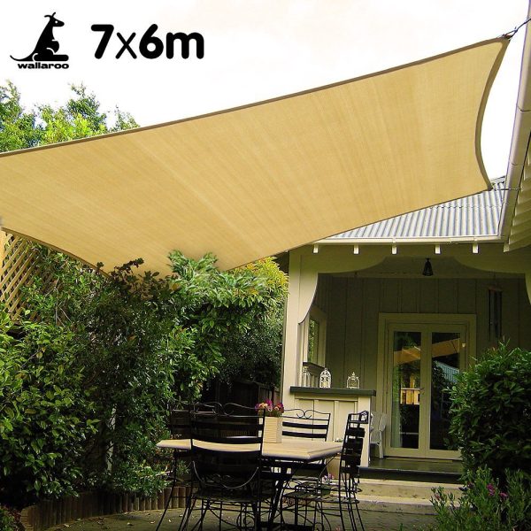 Wallaroo Rectangular Shade Sail – 8×6 M